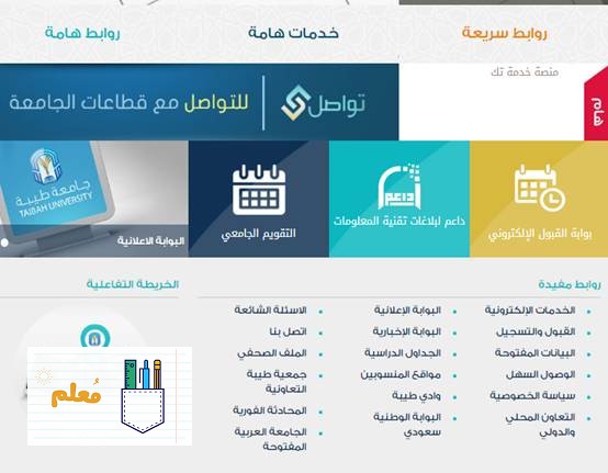 خطوات تأكيد ترشيح جامعة طيبة 